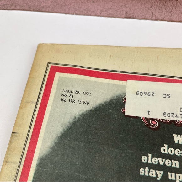 Vintage Rolling Stone Magazine Michael Jackson April 29, 1971 Music Art History - Picture 3 of 5